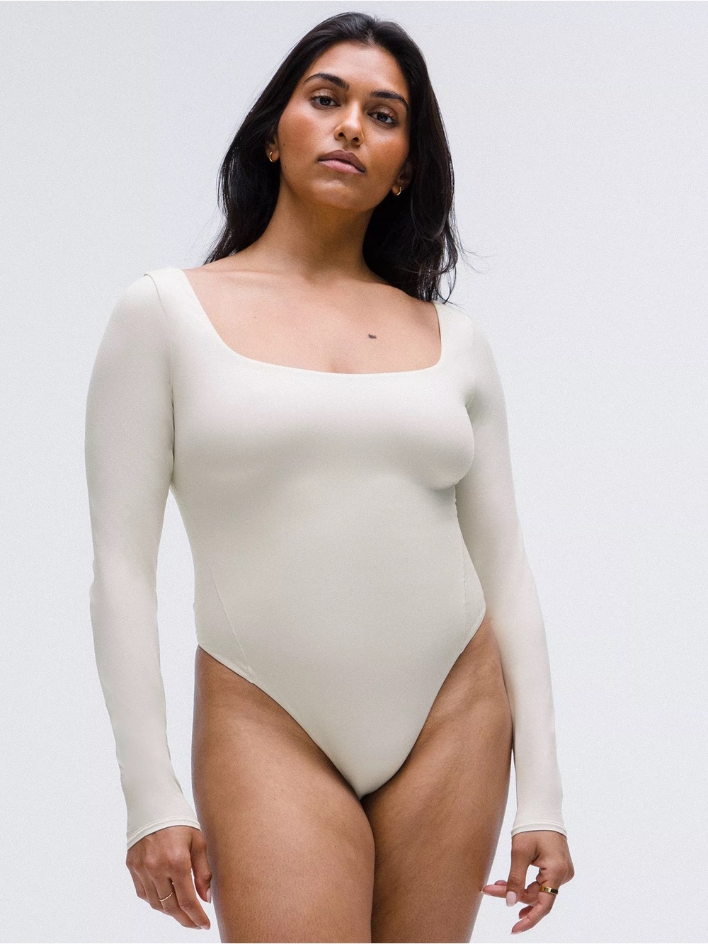 lululemon athletica Wundermost Ultra-Soft Nulu Square-Neck Long-Sleeve Bodysuit